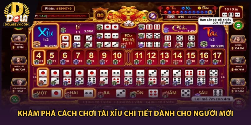 Khám phá cách chơi tài xỉu chi tiết dành cho người mới